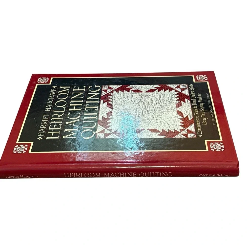 Heirloom Machine‎ Quilting Harriet Hargrave Hardcover Revised Expanded Spiral